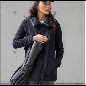 Lululemon Fleece Moto Jacket Black Sz6
